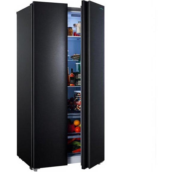 Iceblue 15.6 Cu.Ft. Black Stainless Beverage Fridge