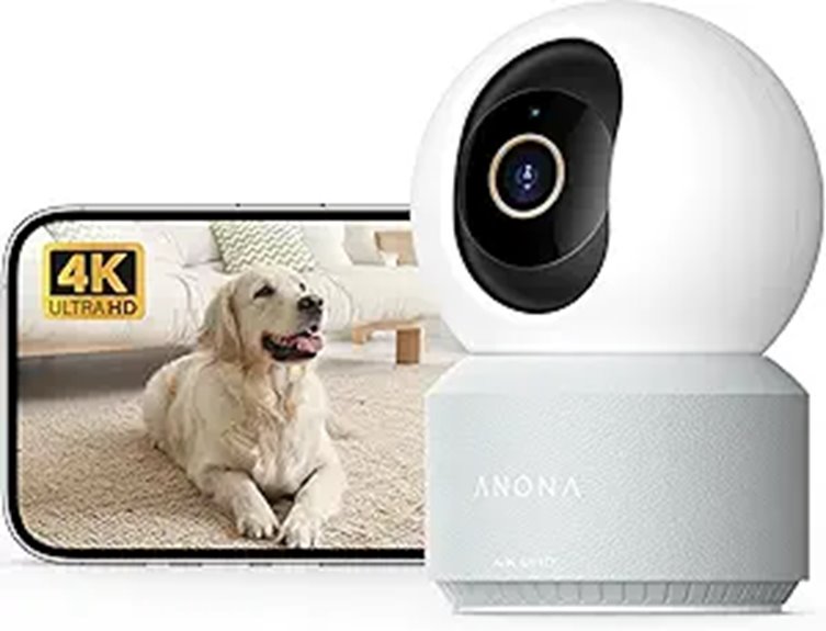 Anona Pano 4K Indoor Camera with Auto-Tracking