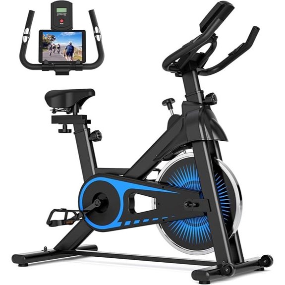Indoor Exercise Bike with Resistance & Heart Rate Monitor