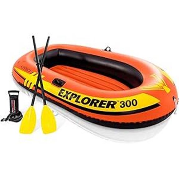 INTEX Explorer Inflatable Boat with Dual Air Chambers