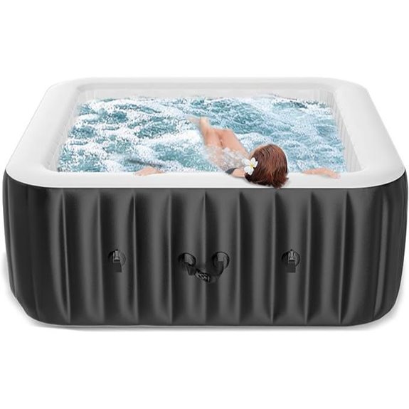 Inflatable 4-6 Person Hot Tub with Jets and Heater