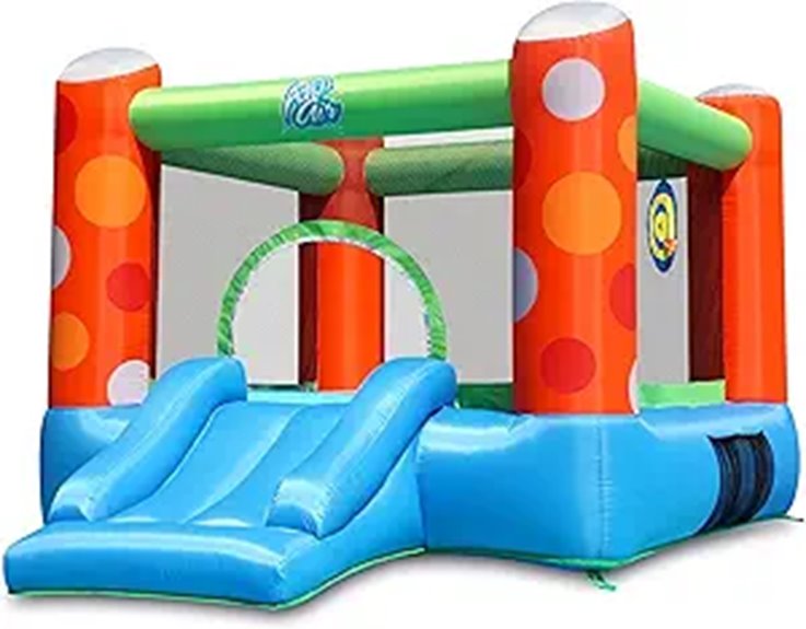 ACTION AIR Bounce House with Air Blower for Kids