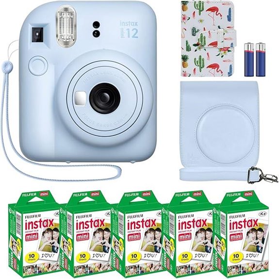 Fujifilm Instax Mini 12 Camera Bundle with Film