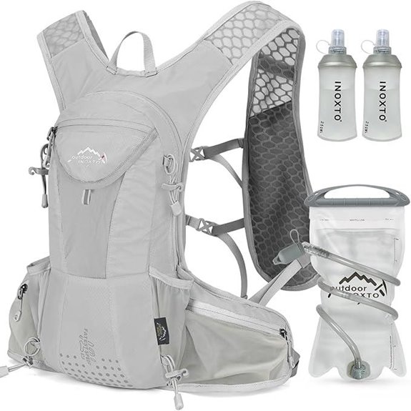 IX INOXTO Hydration Pack with 2L Leakproof Bladder