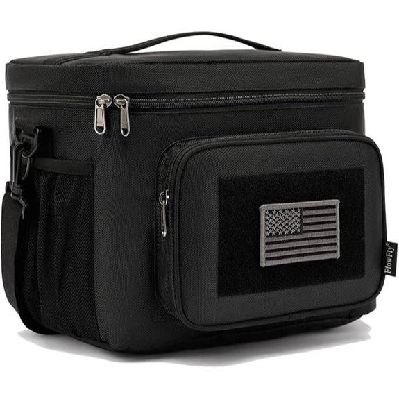 FlowFly Tactical Insulated Lunch Bag with Webbing