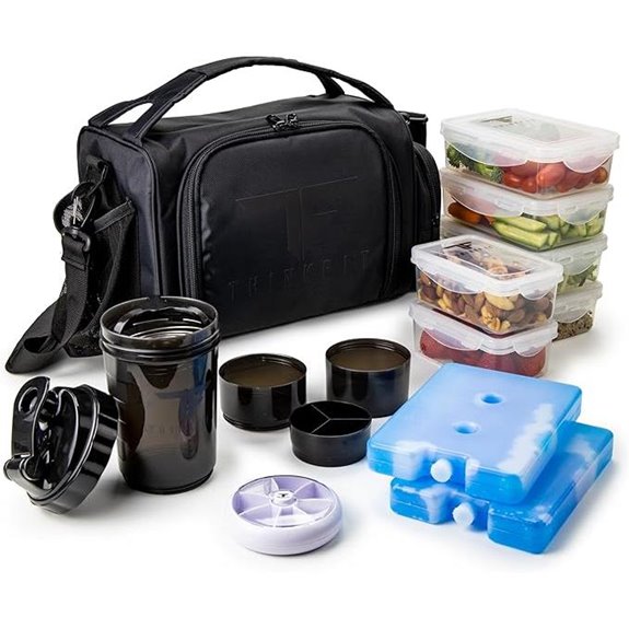 ThinkFit Insulated Meal Prep Lunch Box Kit