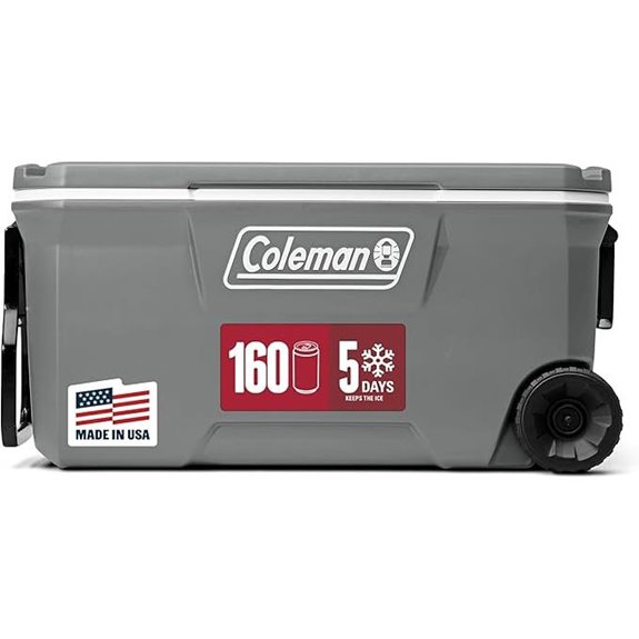 Coleman Classic Insulated Portable Rolling Cooler (100-Quart)