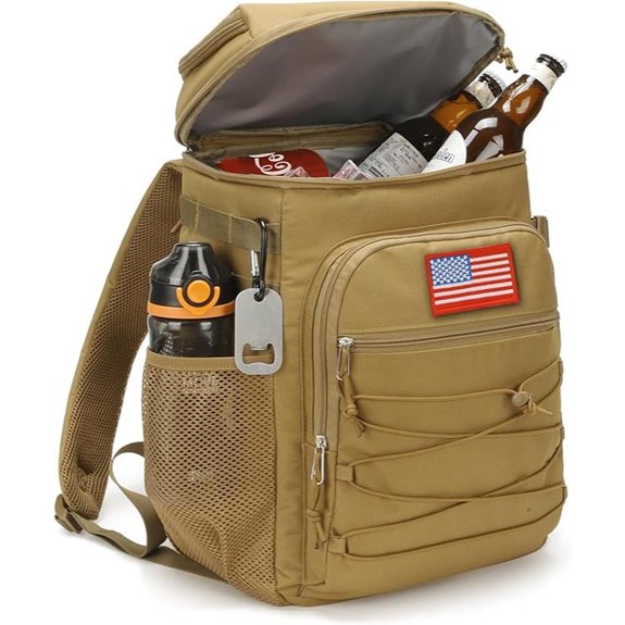 Tactical 25L Insulated Cooler Backpack for Adults