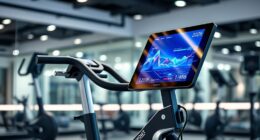 interactive display exercise bikes