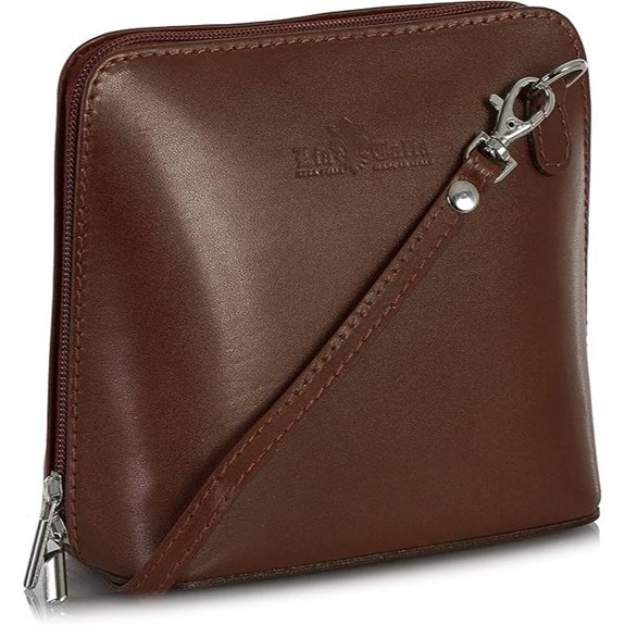LiaTalia Italian Leather Small Crossbody Bag for Women