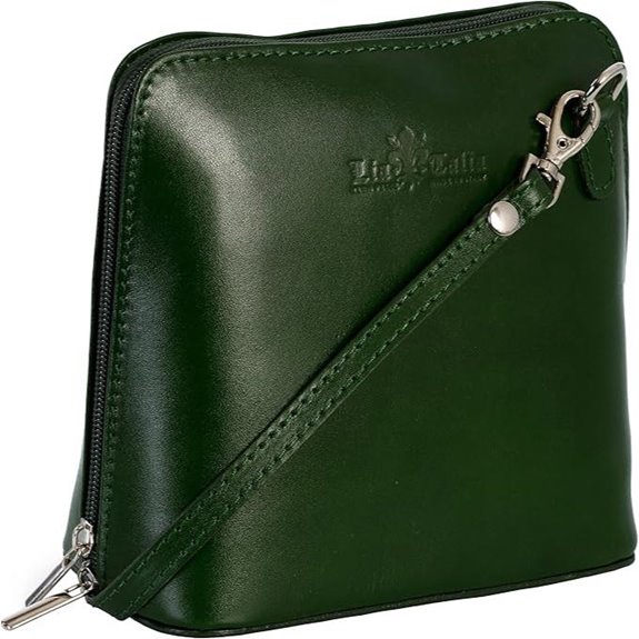 LiaTalia Italian Leather Crossbody Bag for Women