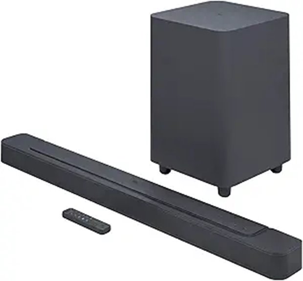 JBL Bar 500: 5.1-Channel soundbar with MultiBeam™ and Dolby Atmos® Black