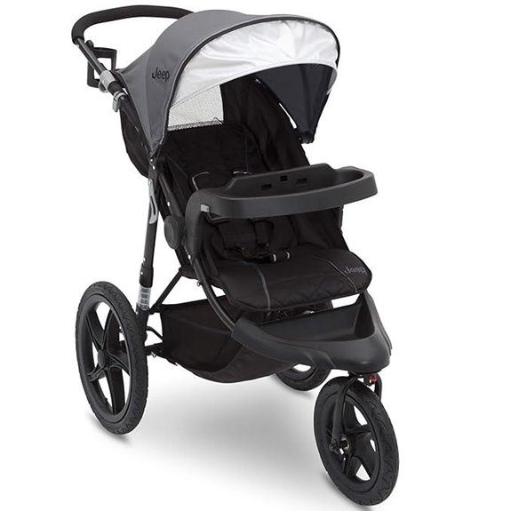 Jeep Classic Jogging Stroller by Delta Children Grey