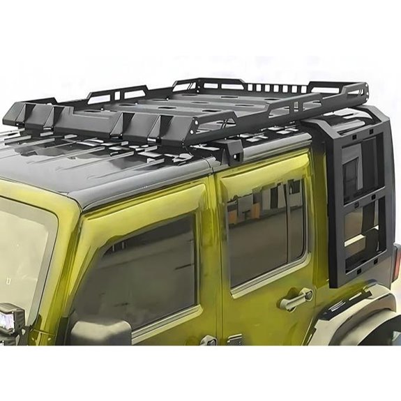 Jeep Wrangler JL Roof Rack Cargo Basket (2018-2024)