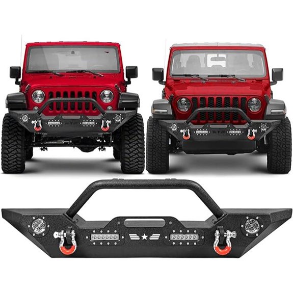 Front Bumper for 2007-2024 Jeep Wrangler