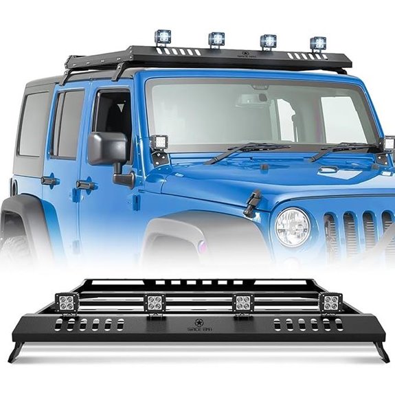 Roof Rack Cargo Basket for Jeep Wrangler & Gladiator