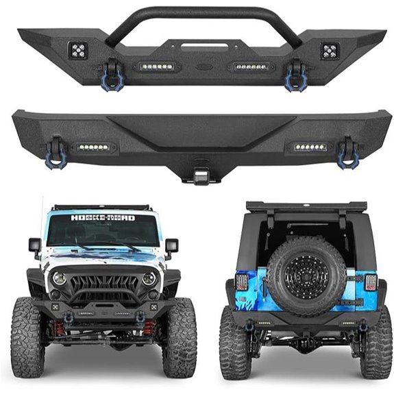 Hooke Road Offroad Bumper Kit for Jeep Wrangler JK