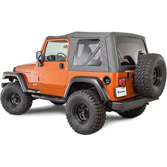 TACTIK Fabric Replacement Soft Top for Jeep Wrangler TJ