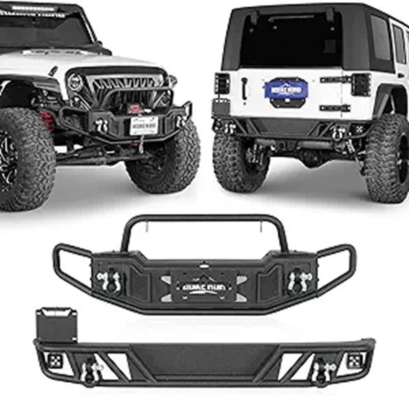 Hooke Road JK Tubular Bumper Kit for Jeep Wrangler