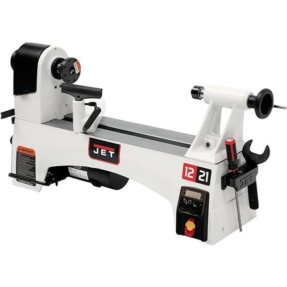 jet 12 inch variable speed lathe
