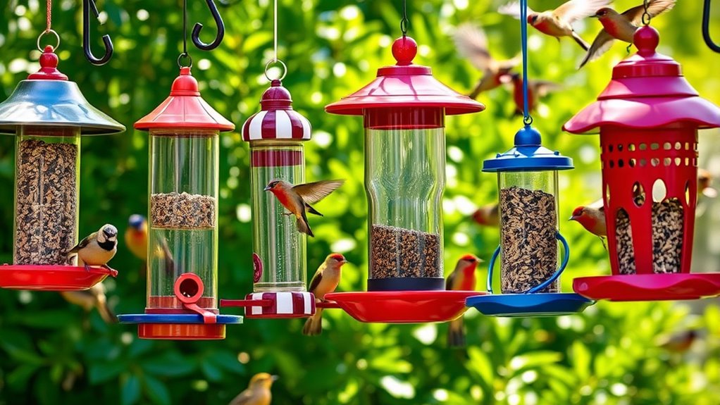key bird feeder features