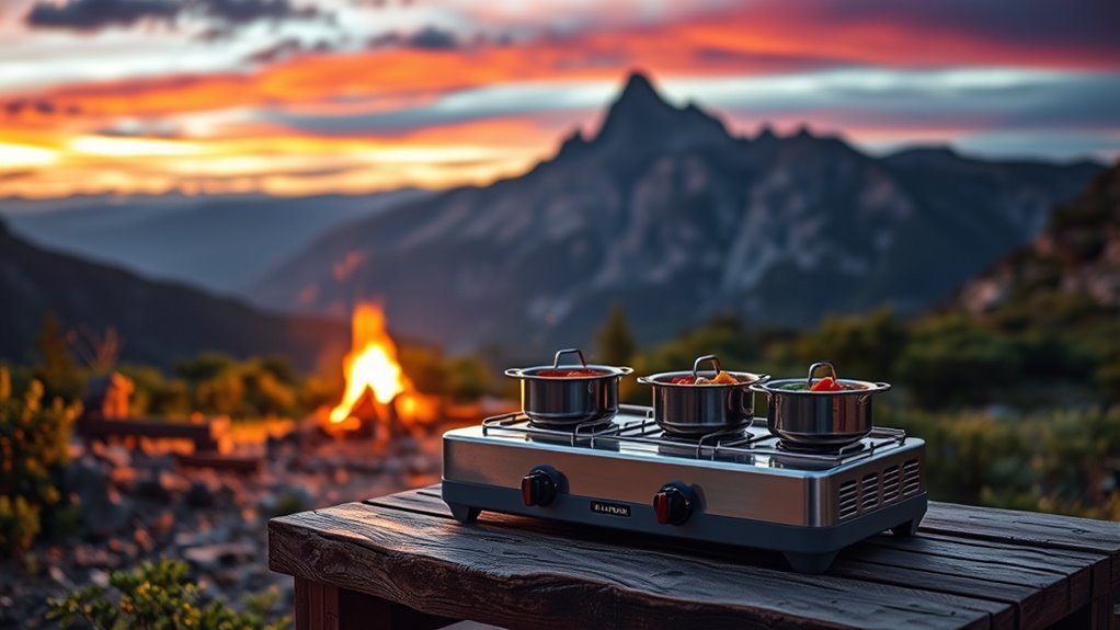 key camping stove features