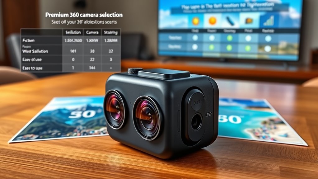 key features for 360 cameras