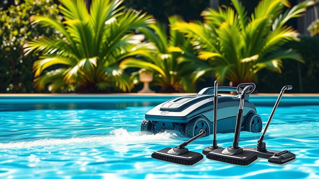 key features for pool vacuum