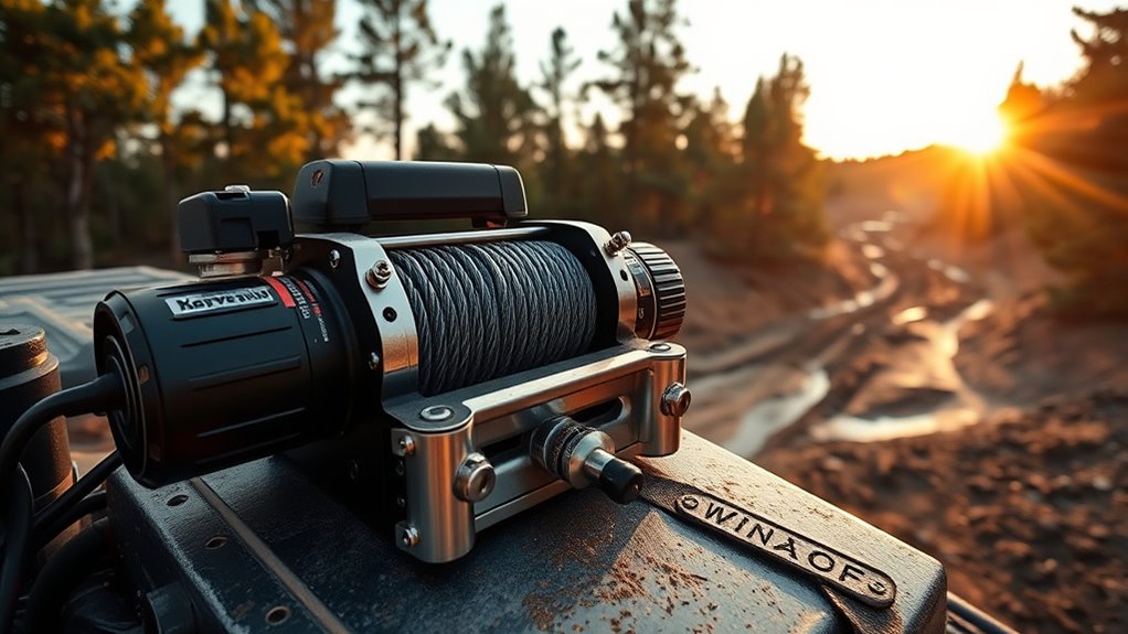 key off road winch features