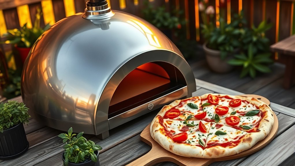 key outdoor pizza oven features