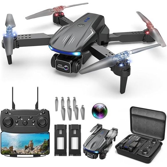 Kids Drone with 1080P Camera 2 Batteries Carrying Case