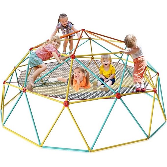 10FT Climbing Dome with Cargo Net for Kids