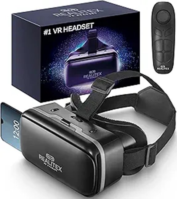 3D VR Headset for Kids with Remote and Apps