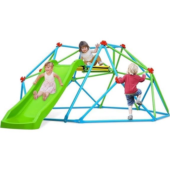 Zupapa Climbing Dome with Slide for Kids