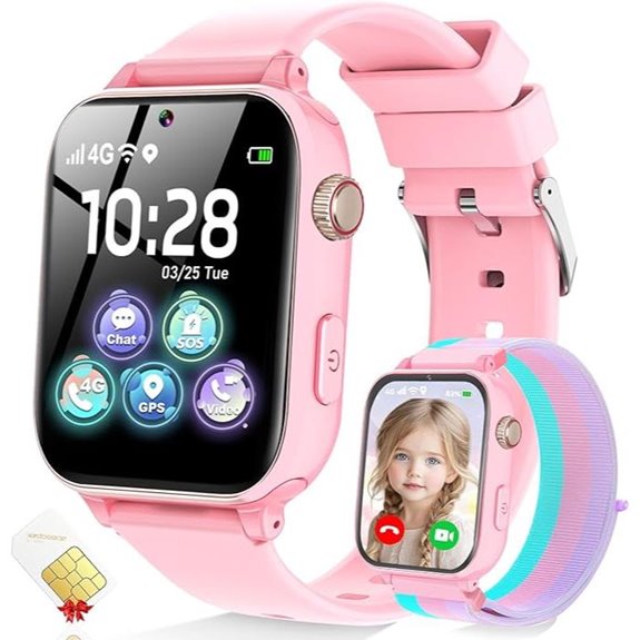 Kids 4G GPS Smart Watch with Calling & SOS