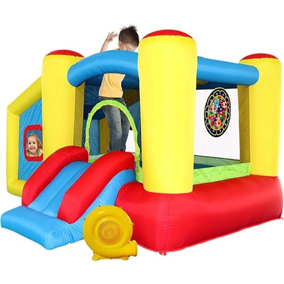 Inflatable Kids Bounce House with Slide and Games
