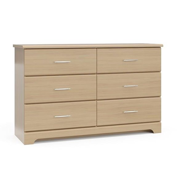Storkcraft Brookside 6-Drawer Dresser for Kids and Nursery