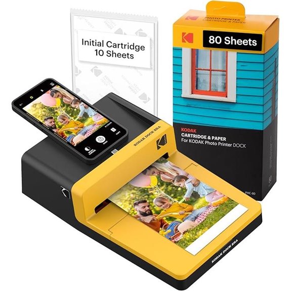 KODAK Dock ERA Plus 4PASS Photo Printer (90 Sheets)