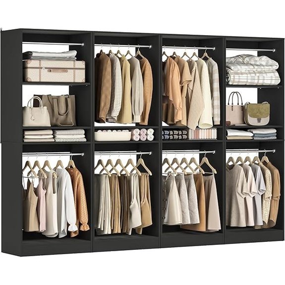 Unikito 100-Inch Large Closet Organizer Kit