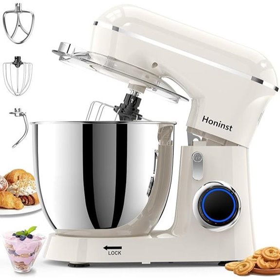 6.5QT 10-Speed Tilt-Head Stand Mixer with Accessories