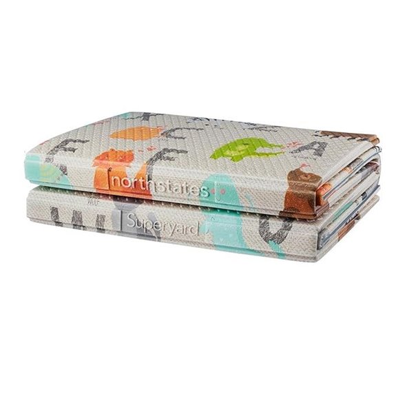 Toddleroo Superyard Folding ABC Play Mat (71x71 inches)