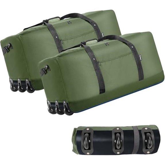 large foldable rolling duffel