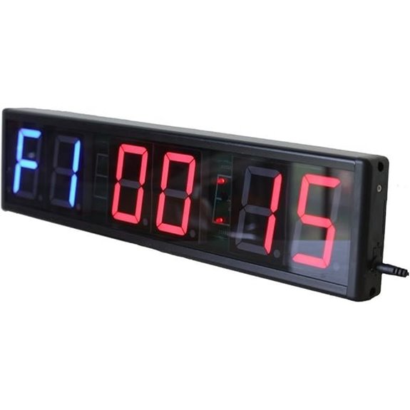 Large Gym Clock with Remote Control