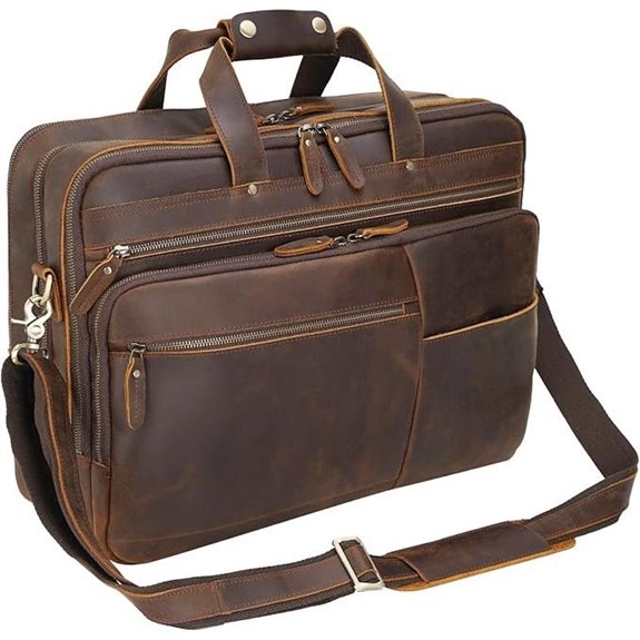 Polare X-Large Leather Briefcase for Men