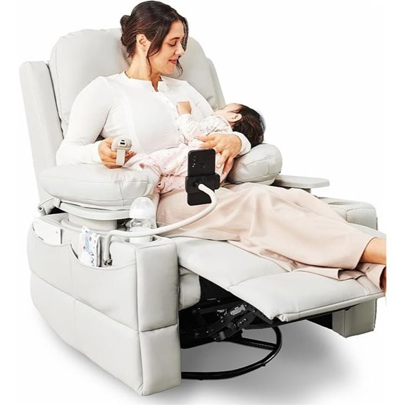 MAMAZING Oversized Nursery Rocking & Glider Recliner