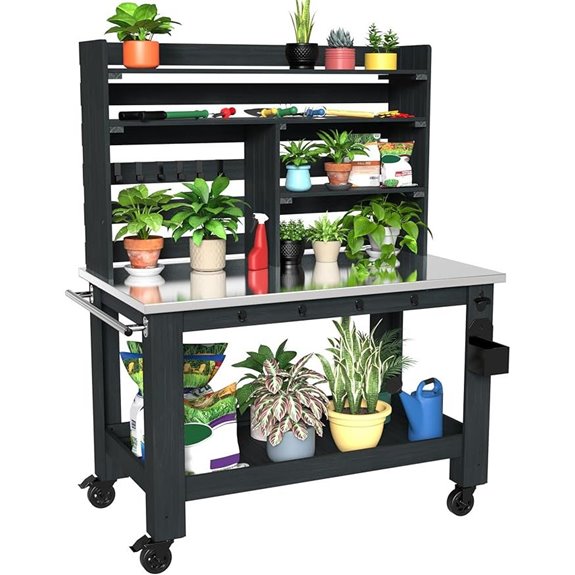 GDLF Large Outdoor Potting Bench Table