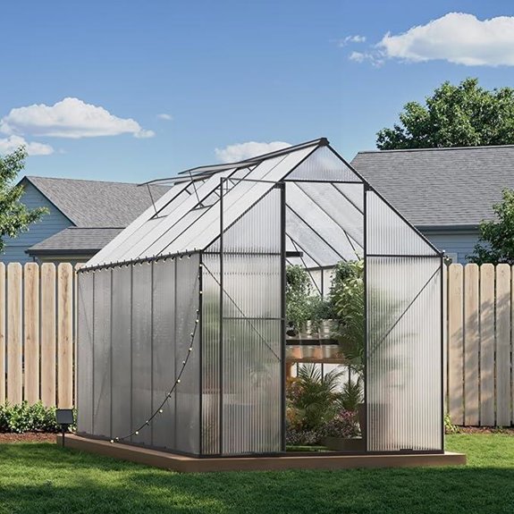 6X12 FT Heavy Duty Outdoor Greenhouse