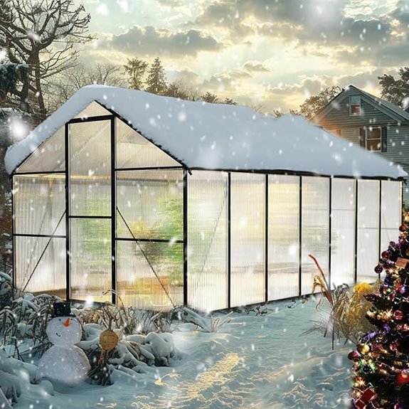 Large Outdoor Greenhouse Kit for Winter Garden