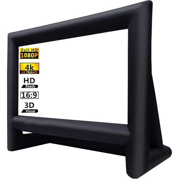 16ft Inflatable Movie Screen for Outdoor Use