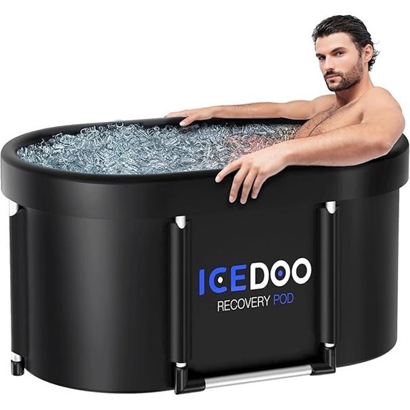 XL 139 Gal Portable Ice Bath Tub for Athletes